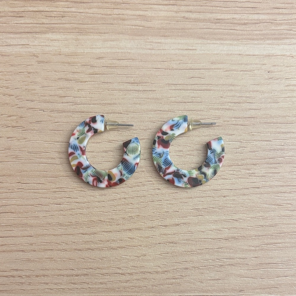 Multicolor Hoop Earrings